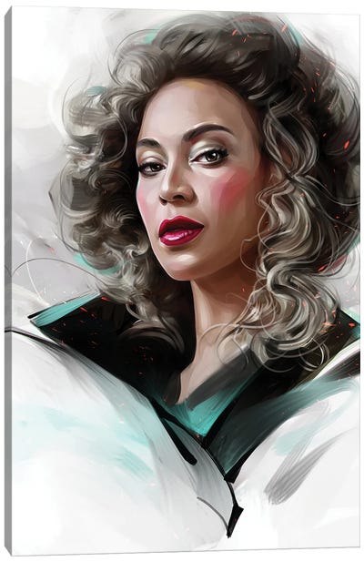 Queen B Canvas Art Print - Beyoncé
