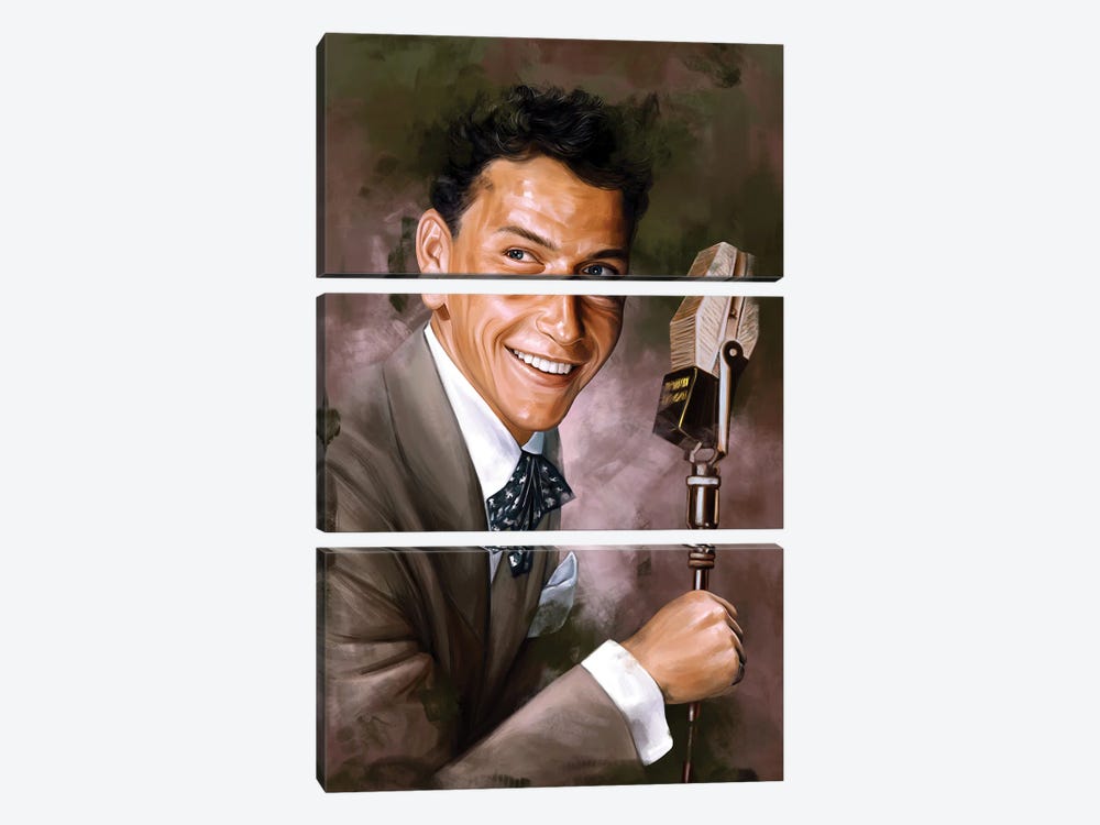 Frank Sinatra by Dmitry Belov 3-piece Canvas Art