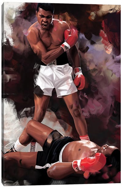 Muhammad Canvas Art Print - Boxing Art