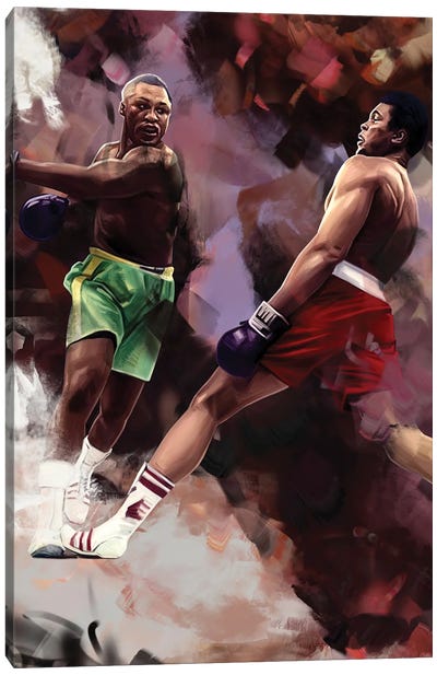 Muhammad Ali Canvas Art Print - Boxing Art
