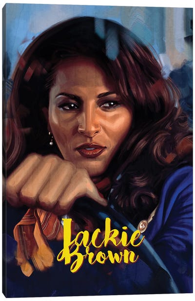 Jackie Brown Canvas Art Print - Pam Grier