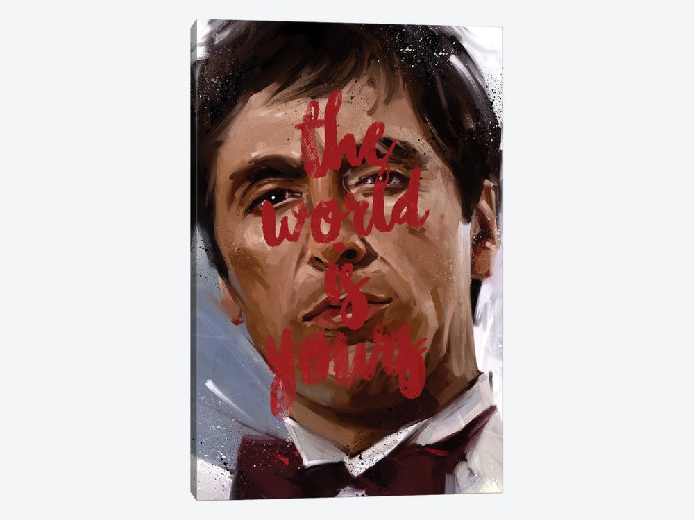 Tony Montana, The World Is Yours by Dmitry Belov 1-piece Canvas Artwork