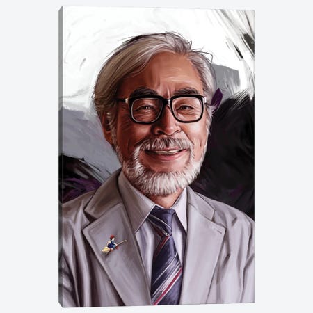 Hayao Miyazaki Canvas Print #DBV228} by Dmitry Belov Canvas Art