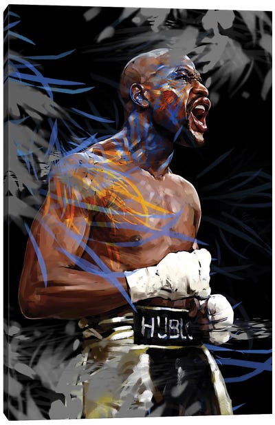 Floyd Canvas Art Print - Boxing Art