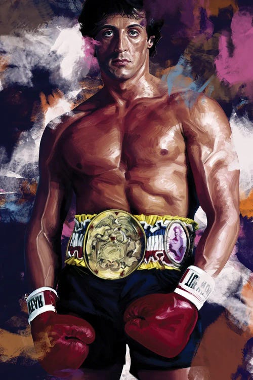 Rocky Balboa by Dmitry Belov wall art