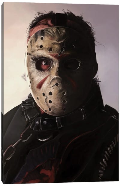 Jason Voorhees Friday The 13th Canvas Art Print - Horror Movie Art
