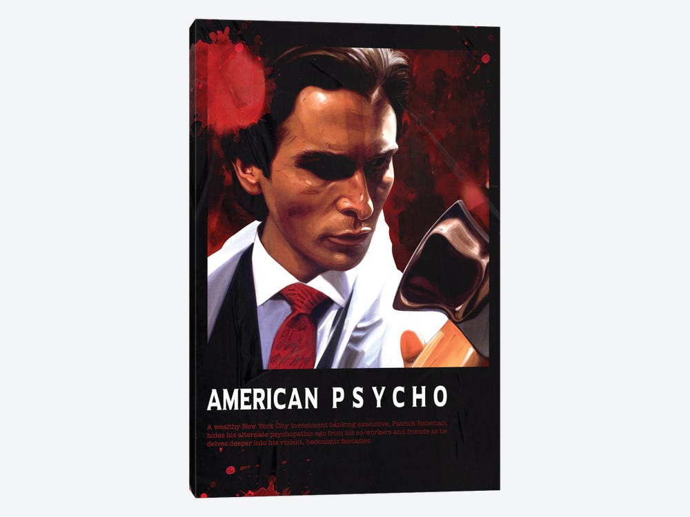 Poster-American Psycho by Dmitry Belov 1-piece Canvas Print