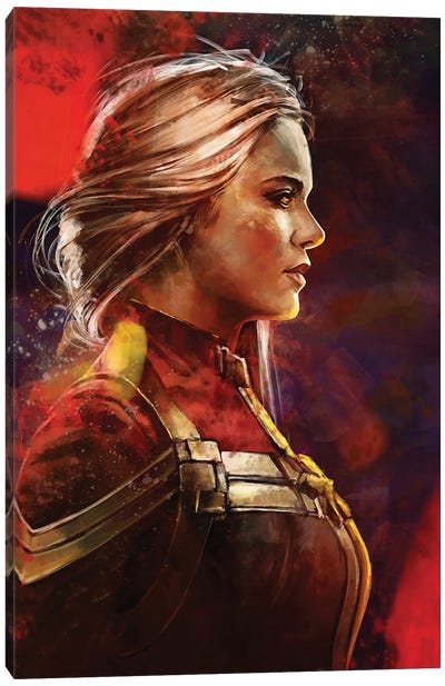 Carol Danvers Canvas Art Print - The Avengers