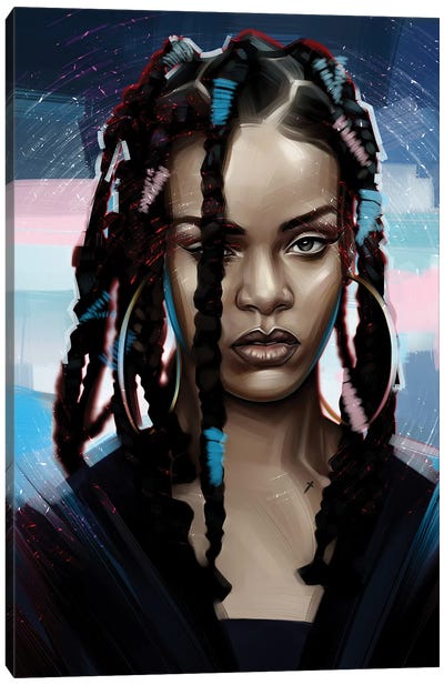 Rihanna Canvas Art Print - Dmitry Belov
