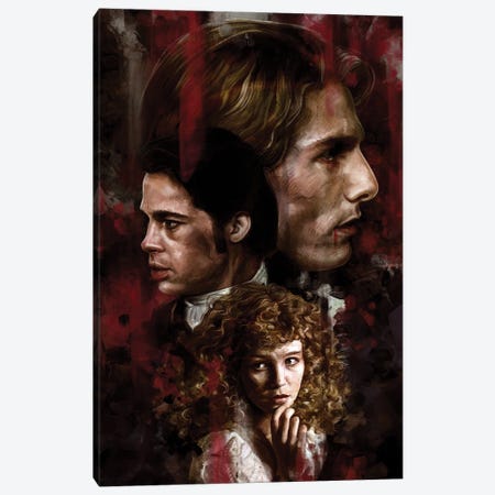 Interview With The Vampire Canvas Print #DBV45} by Dmitry Belov Canvas Art Print