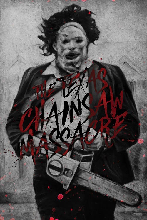 The Texas Chainsaw Massacre by Dmitry Belov wall art