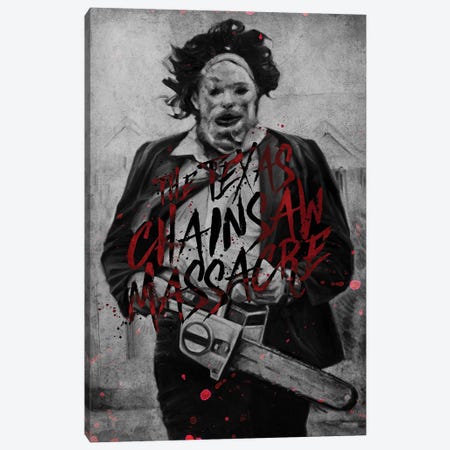 The Texas Chainsaw Massacre Canvas Print #DBV53} by Dmitry Belov Canvas Print