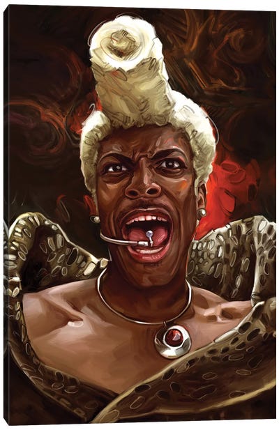 Ruby Rhod Canvas Art Print - Movie & Television Character Art