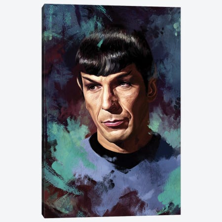 Spock Canvas Print #DBV59} by Dmitry Belov Canvas Print
