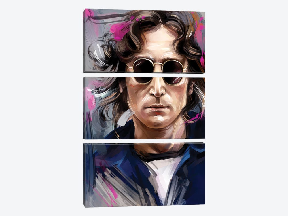 Lennon by Dmitry Belov 3-piece Canvas Print