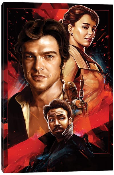 Solo Canvas Art Print - Star Wars