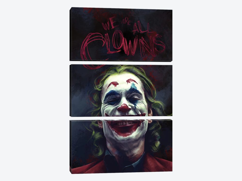 Joker by Dmitry Belov 3-piece Canvas Art