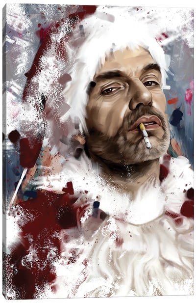 Bad Santa Canvas Art Print - Dmitry Belov