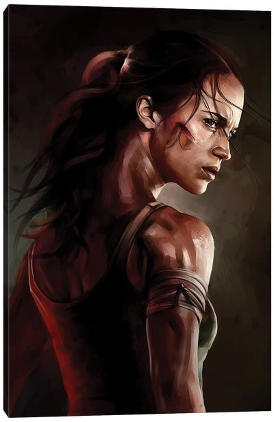 Tomb Raider Canvas Art Print - Lara Croft