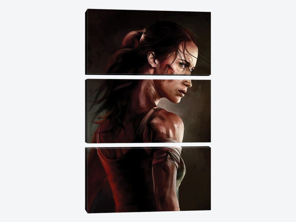 Tomb Raider by Dmitry Belov 3-piece Canvas Artwork