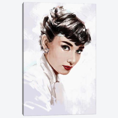iCanvas Audrey Hepburn by Rongrong DeVoe Canvas Print - On Sale - Bed  Bath & Beyond - 12752704