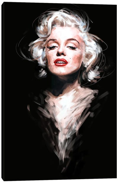 Marilyn Canvas Art Print - Model & Fashion Icon Art