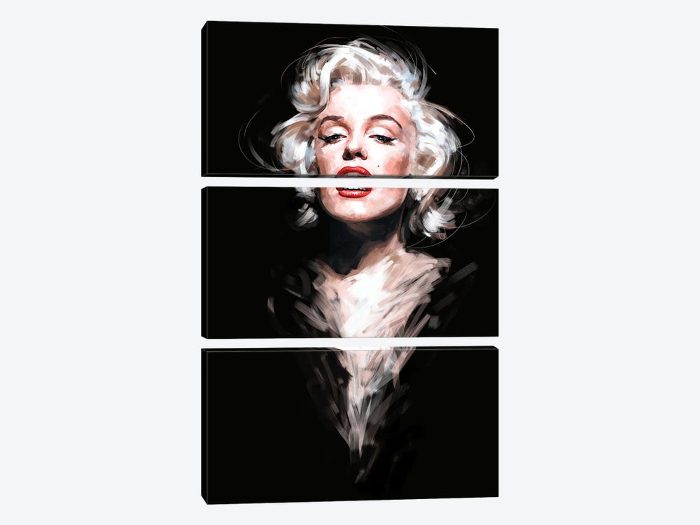 Marilyn by Dmitry Belov 3-piece Canvas Wall Art