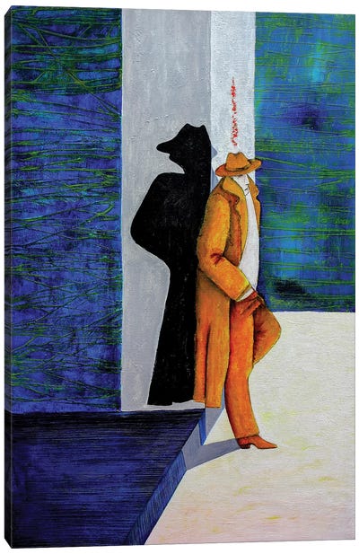 The Alone Man Canvas Art Print - DB Waterman