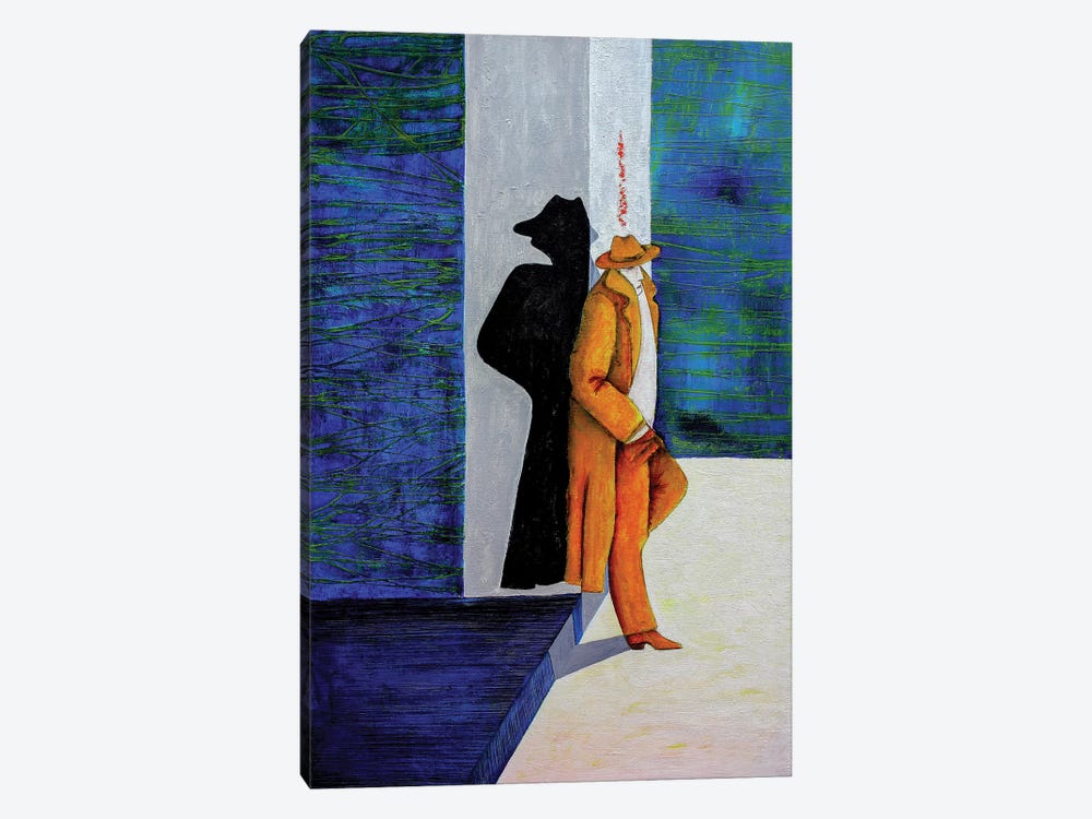 The Alone Man by DB Waterman 1-piece Canvas Print