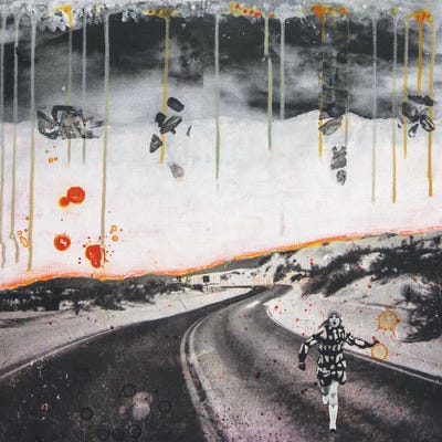 Just In Time by DB Waterman metal wall art