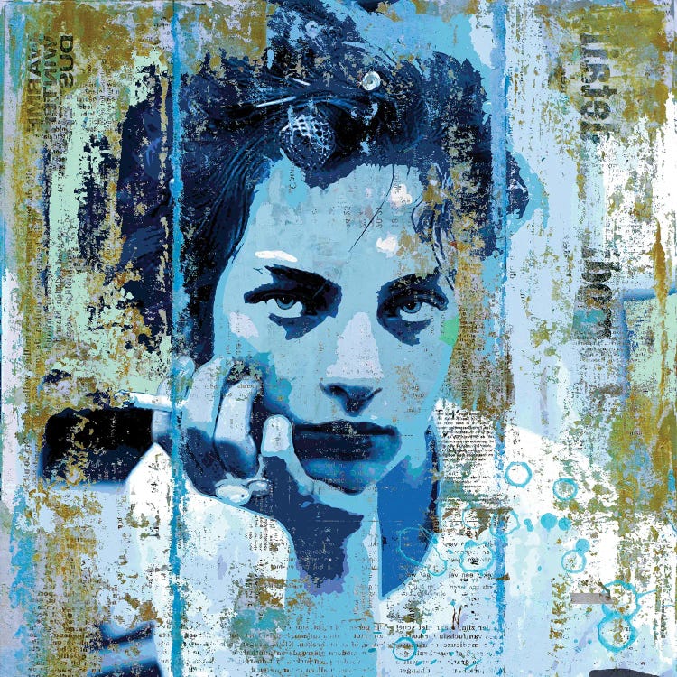 Blue Monday by DB Waterman wall art