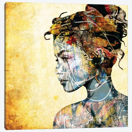 The Gifted Girl Canvas Print #DBW129} by DB Waterman Canvas Wall Art