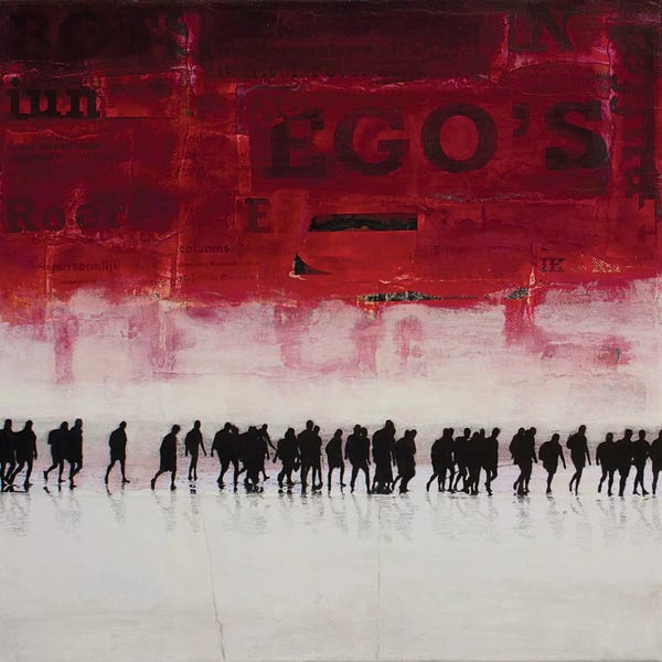 Unexpected Red: Ego's by DB Waterman