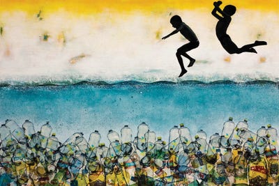 It Seemed Such A Good Idea by DB Waterman metal wall art