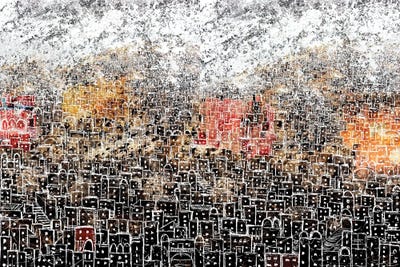 White City by DB Waterman canvas print