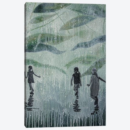 A Hard Rain's Gonna Fall Canvas Print #DBW146} by DB Waterman Art Print