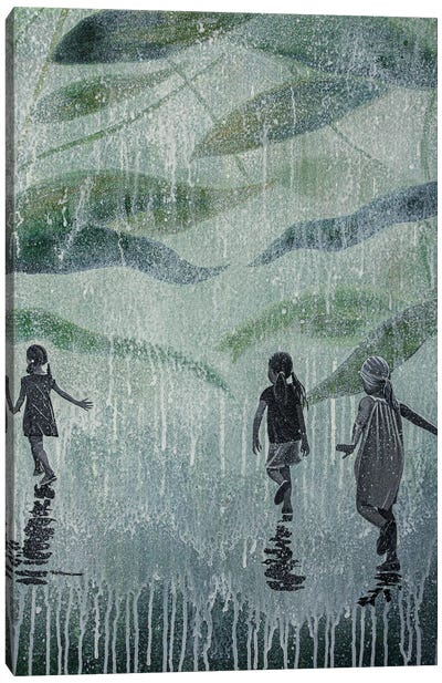 A Hard Rain's Gonna Fall Canvas Art Print - DB Waterman