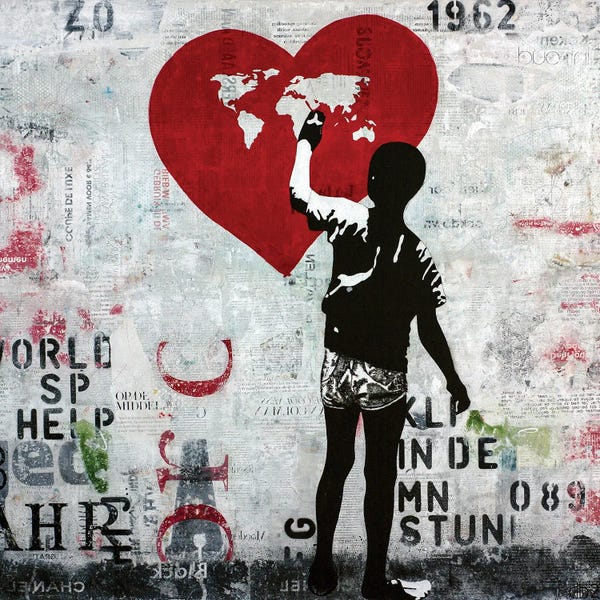 Similar To Banksy: Only One World by DB Waterman