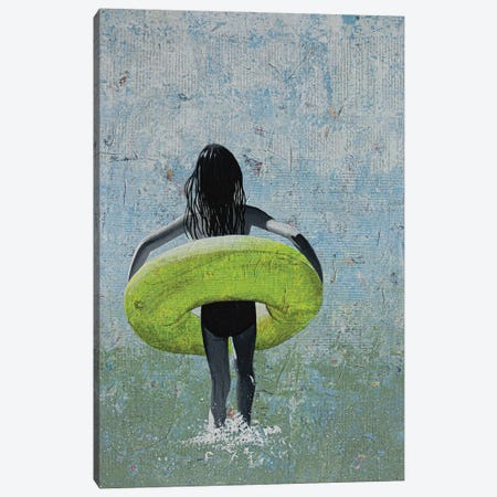 Summer Girl Canvas Print #DBW162} by DB Waterman Canvas Artwork