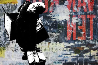 Groceries by DB Waterman metal wall art