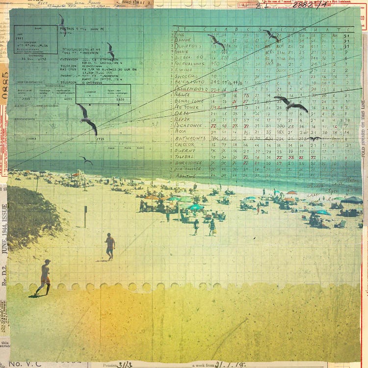 Nostalgic Shores by DB Waterman wall art