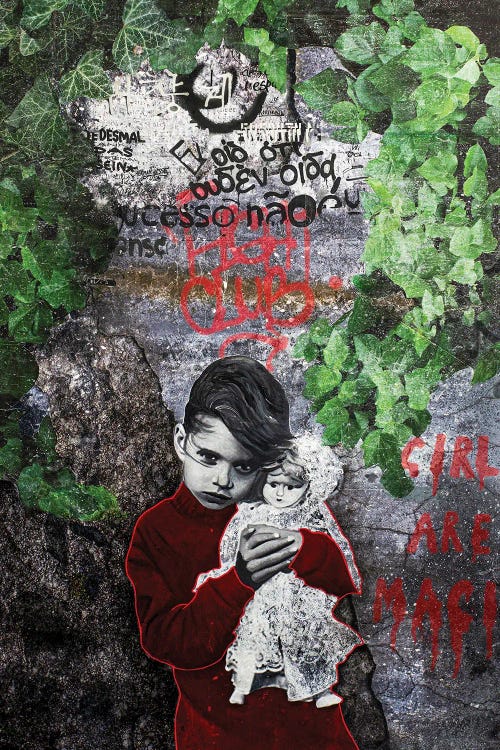 Girls Are Magic by DB Waterman wall art