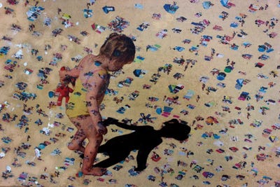 Me And My Pal by DB Waterman metal wall art