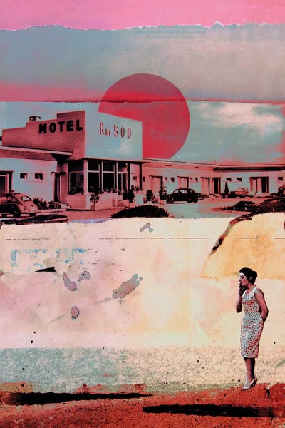 Motel 500 by DB Waterman framed wall art