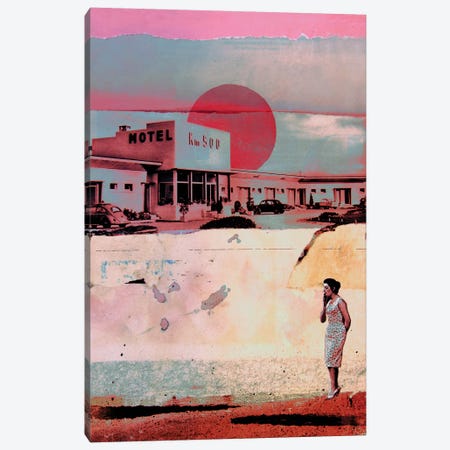Motel 500 Canvas Print #DBW23} by DB Waterman Art Print