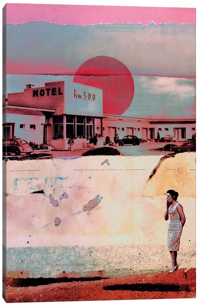 Motel 500 Canvas Art Print - DB Waterman