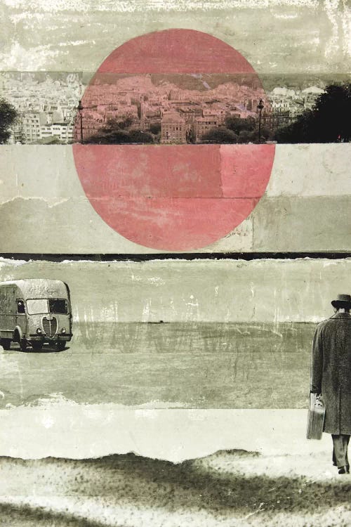Pink Moon Rising by DB Waterman wall art