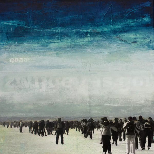 Black & White & Blue: What Are We Waiting For by DB Waterman