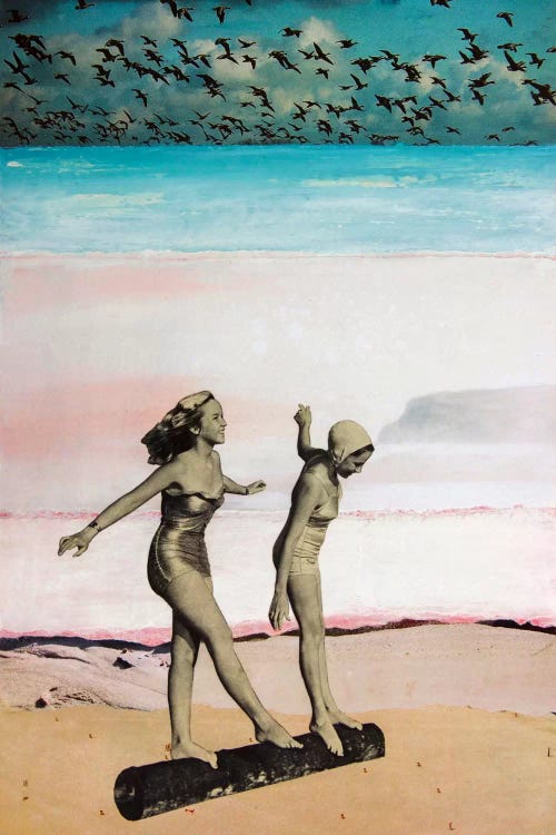 Beach Girls by DB Waterman wall art