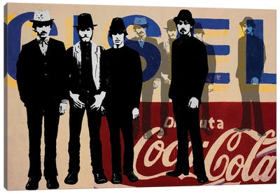 Gang Of Four Canvas Art Print - Paul McCartney